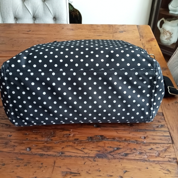 Kate Spade Black and White Nylon Blake Avenue Taden Tote/Baby Bag - Picture 9 of 15